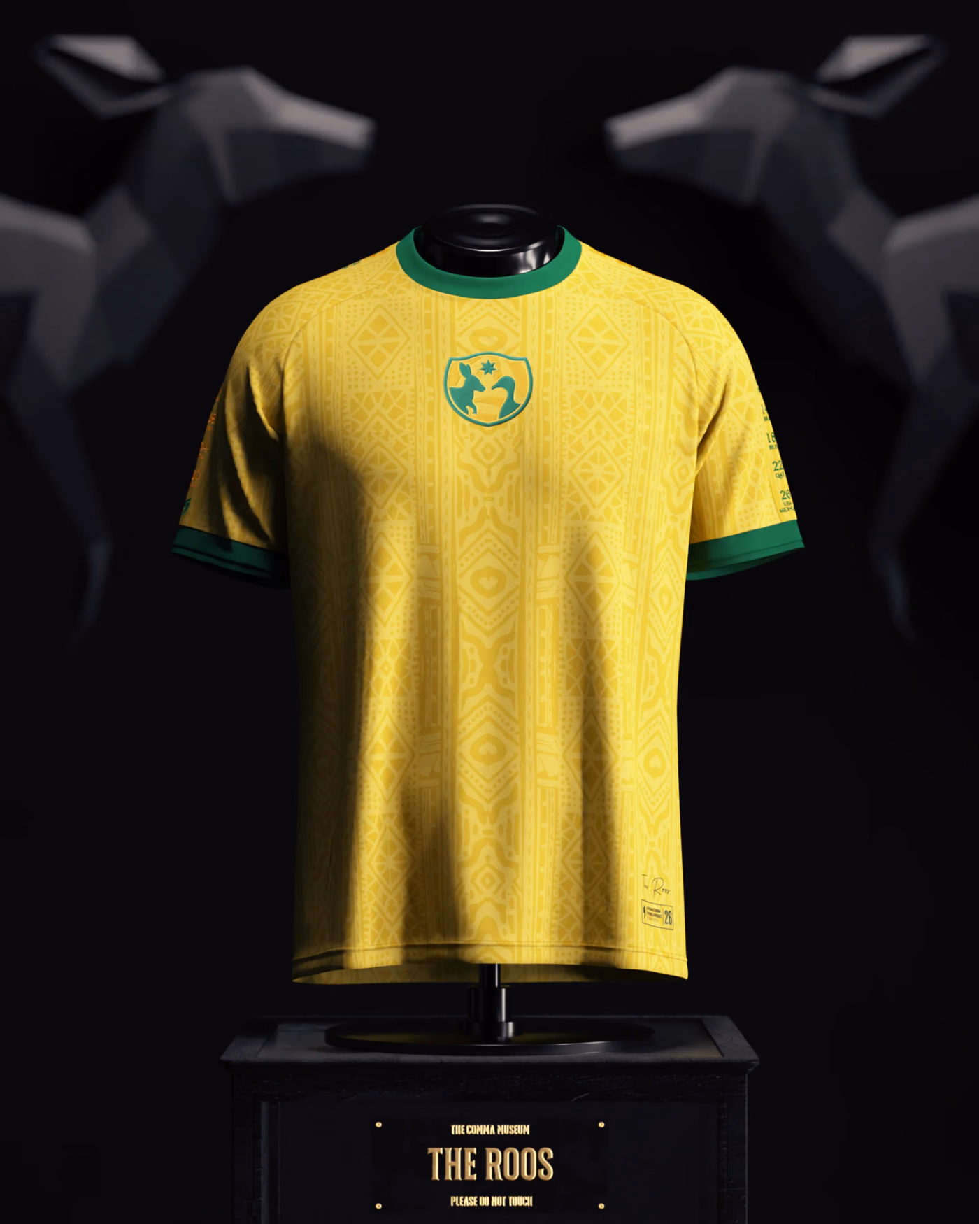 Jersevo Custom Personalized Australia Heritage Jersey (2026WC Edition) front view