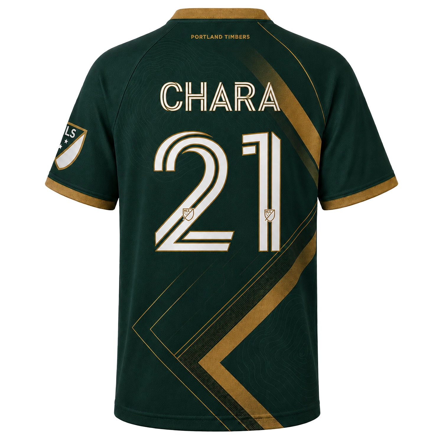 Diego Chara Timbers Jersey Dynamic Gold Stripe