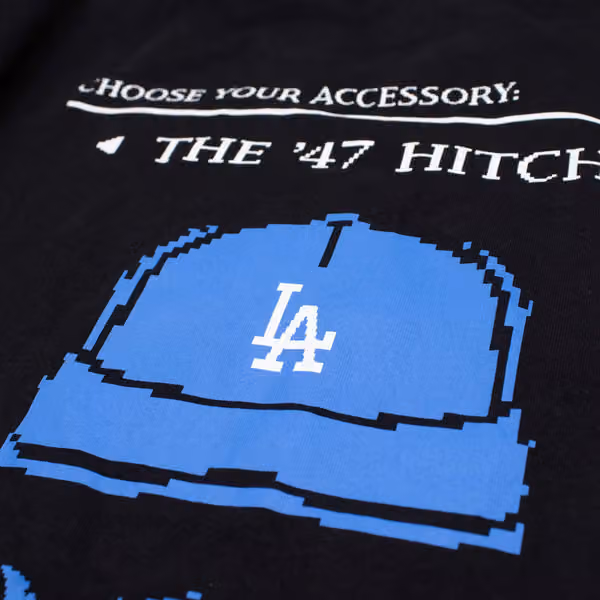 Los Angeles Dodgers 8-Bit Hero Foundation MLB T-Shirt Black view 4