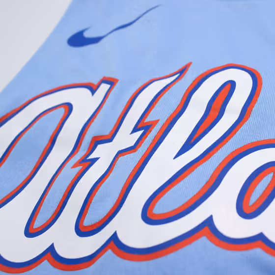 Atlanta Braves City Connect Legend MLB T-Shirt Blue view 3
