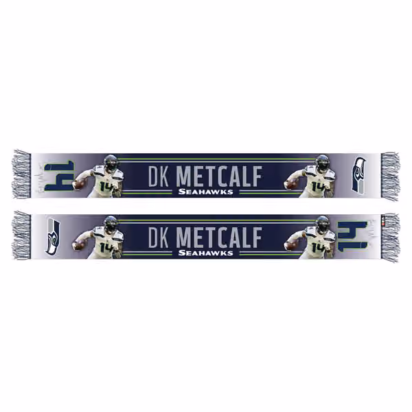 DK Metcalf Seattle Seahawks HD NFL Scarf view 1