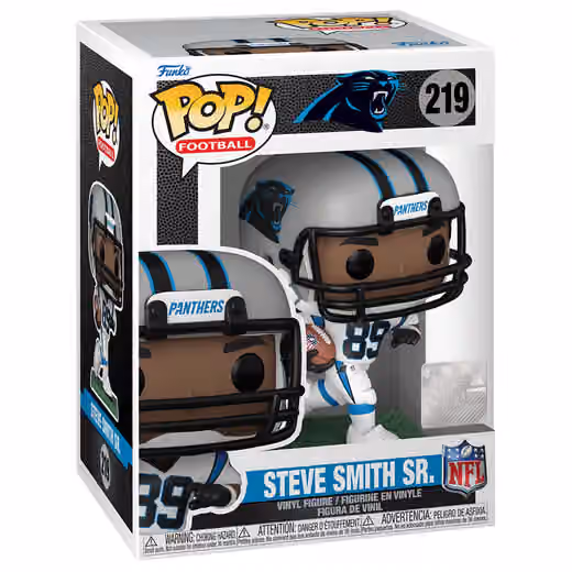 Funko POP! #219 Steve Smith Sr. Carolina Panthers Vinyl NFL Figure view 1