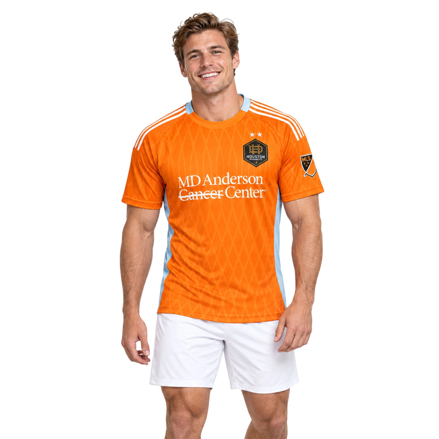 Houston Dynamo Season 20 Jersey Custom Elite Orange