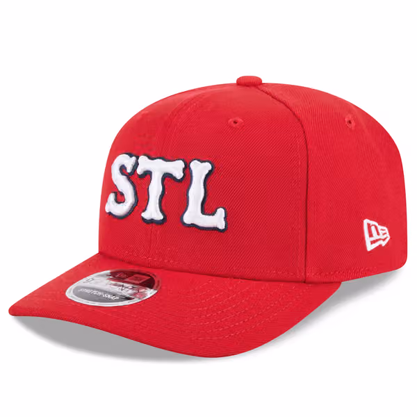 St. Louis Cardinals Official MLB City Connect Stretch-Snap 9SEVENTY Snapback Cap Red product photo