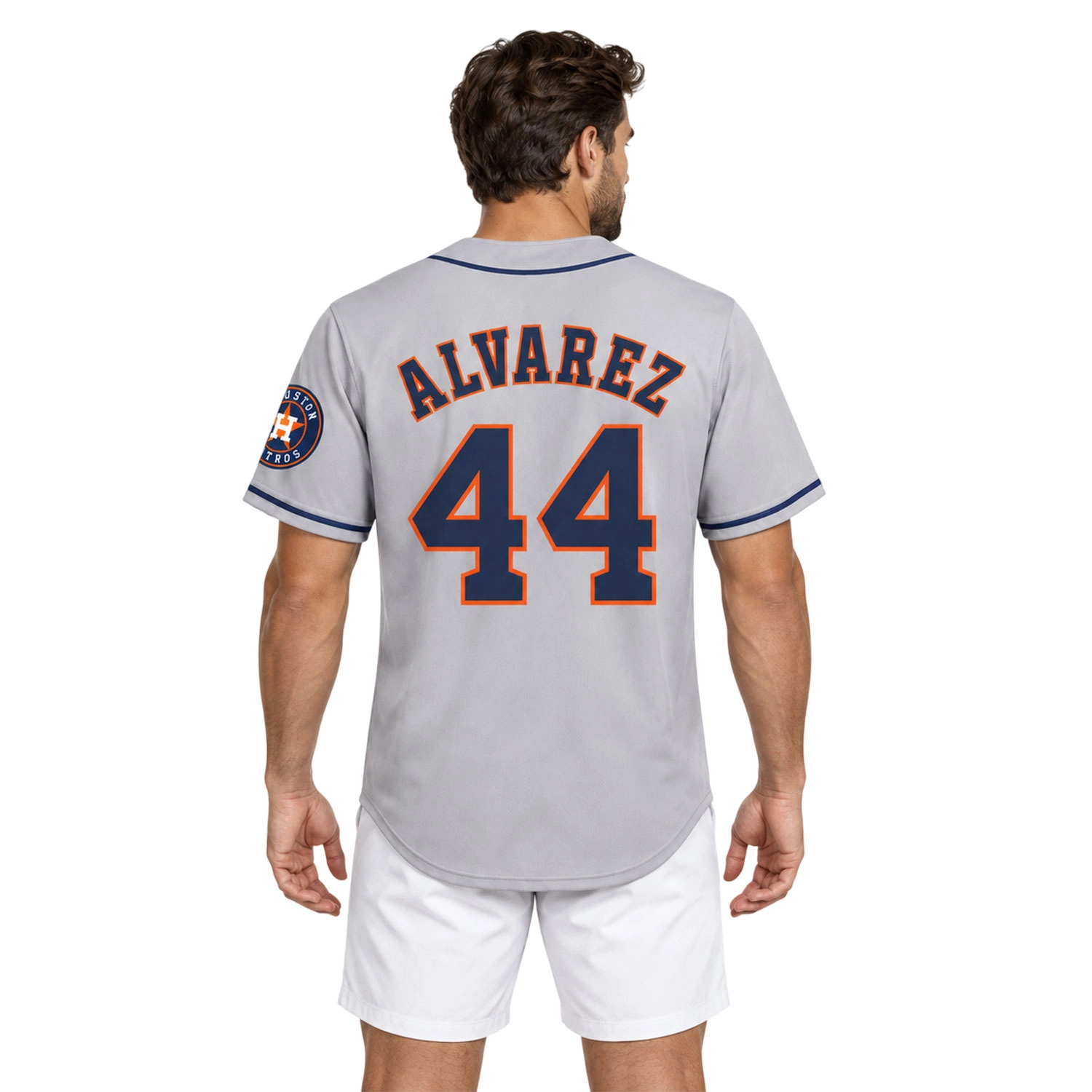 Yordan Alvarez Gray Baseball Jersey 2026 Remarkable Road