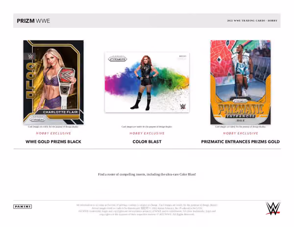 2022 Panini Prizm WWE Wrestling Hobby Box view 4