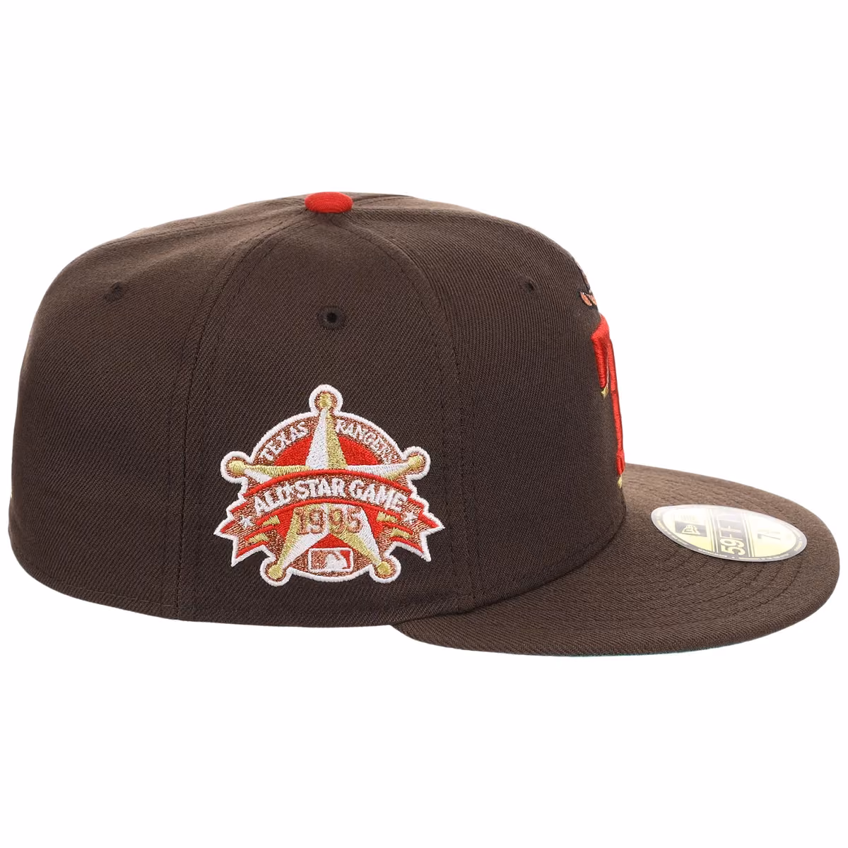 Texas Rangers New Era 59FIFTY (Brown/Brown) detail view