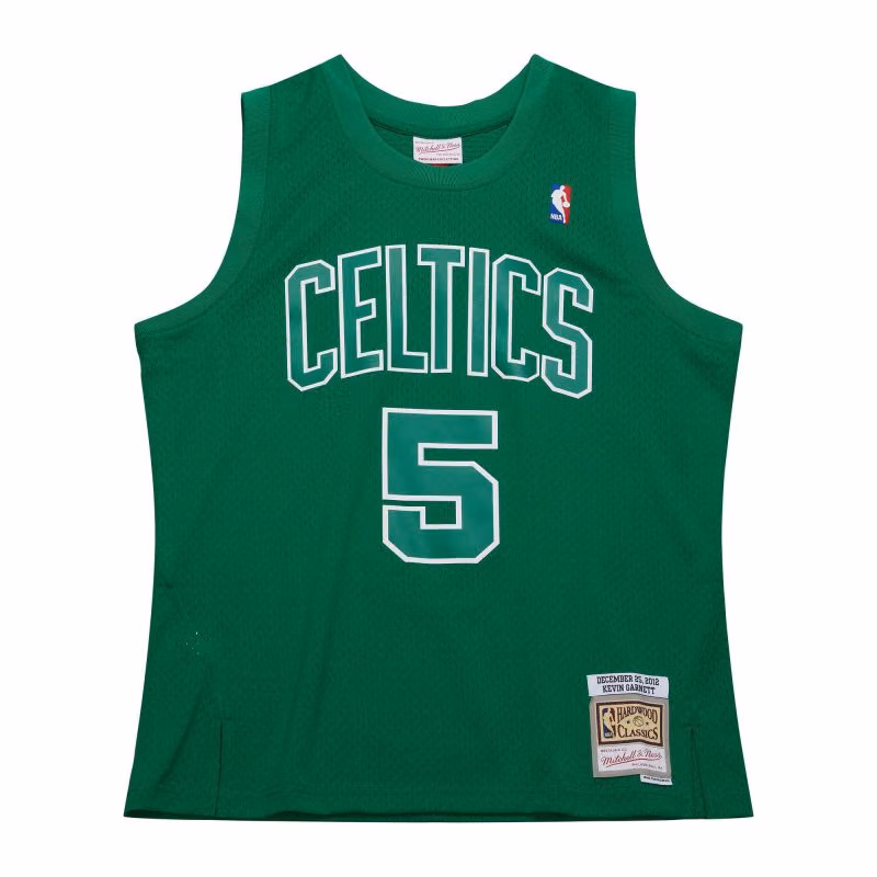 Kevin Garnett #5 Boston Celtics 2012 Christmas Day Mitchell & Ness Swingman NBA Jersey view 1