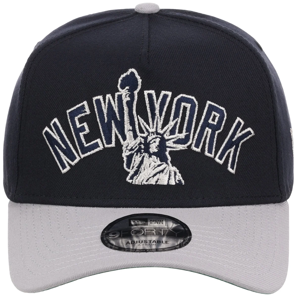 New York Yankees Liberty Wordmark New Era 9FORTY A-Frame detail view
