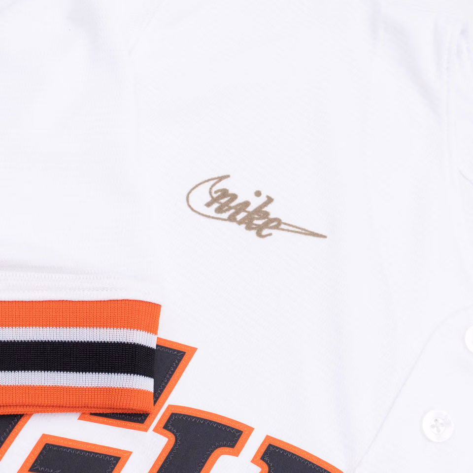 San Francisco Giants Cooperstown Collection Nike MLB Jersey White view 4