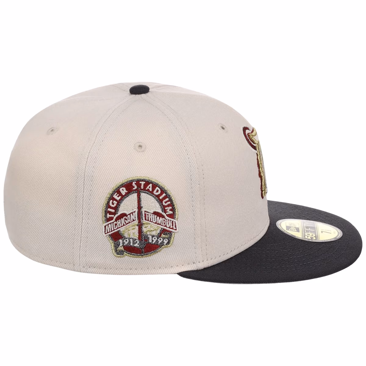 Detroit Tigers MLB Smoke 'n Merlot New Era 59FIFTY detail view