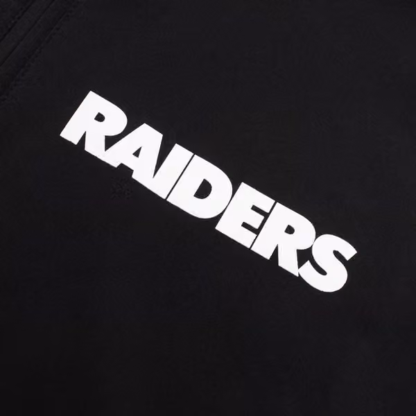 Las Vegas Raiders 2024 NFL Sideline Pre-Game Nike Lightweight Player Jacket Black view 4