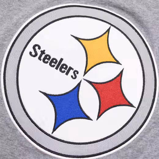 Pittsburgh Steelers Mitchell & Ness Color Blocked NFL Throwback T-Shirt view 2
