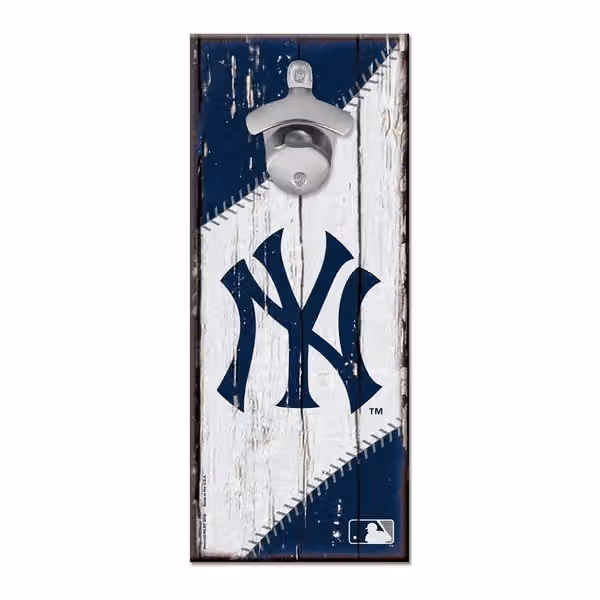 New York Yankees MLB Bottle Opener Sign view 1