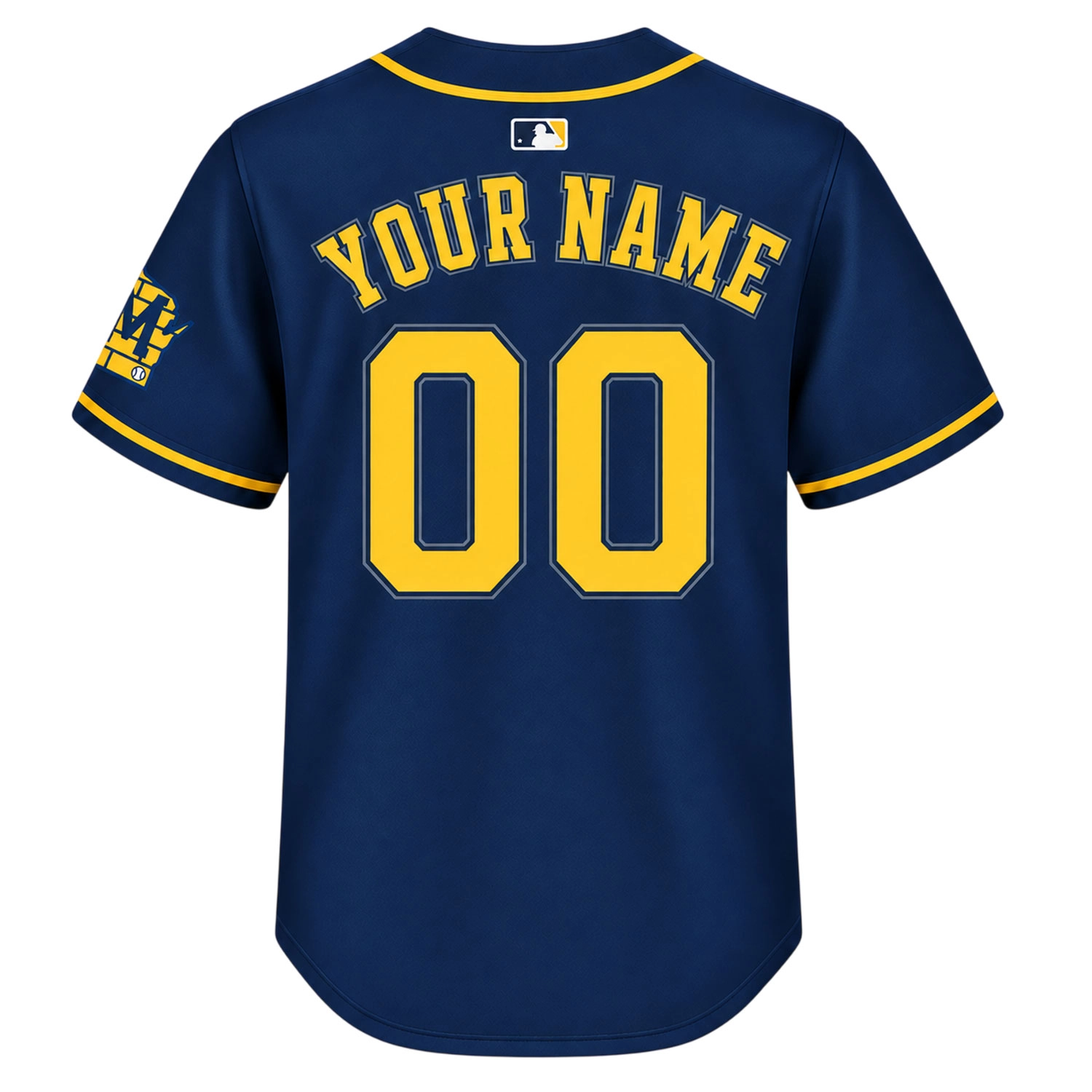 Milwaukee Brewers Navy Jersey Vibrant Baseball Style