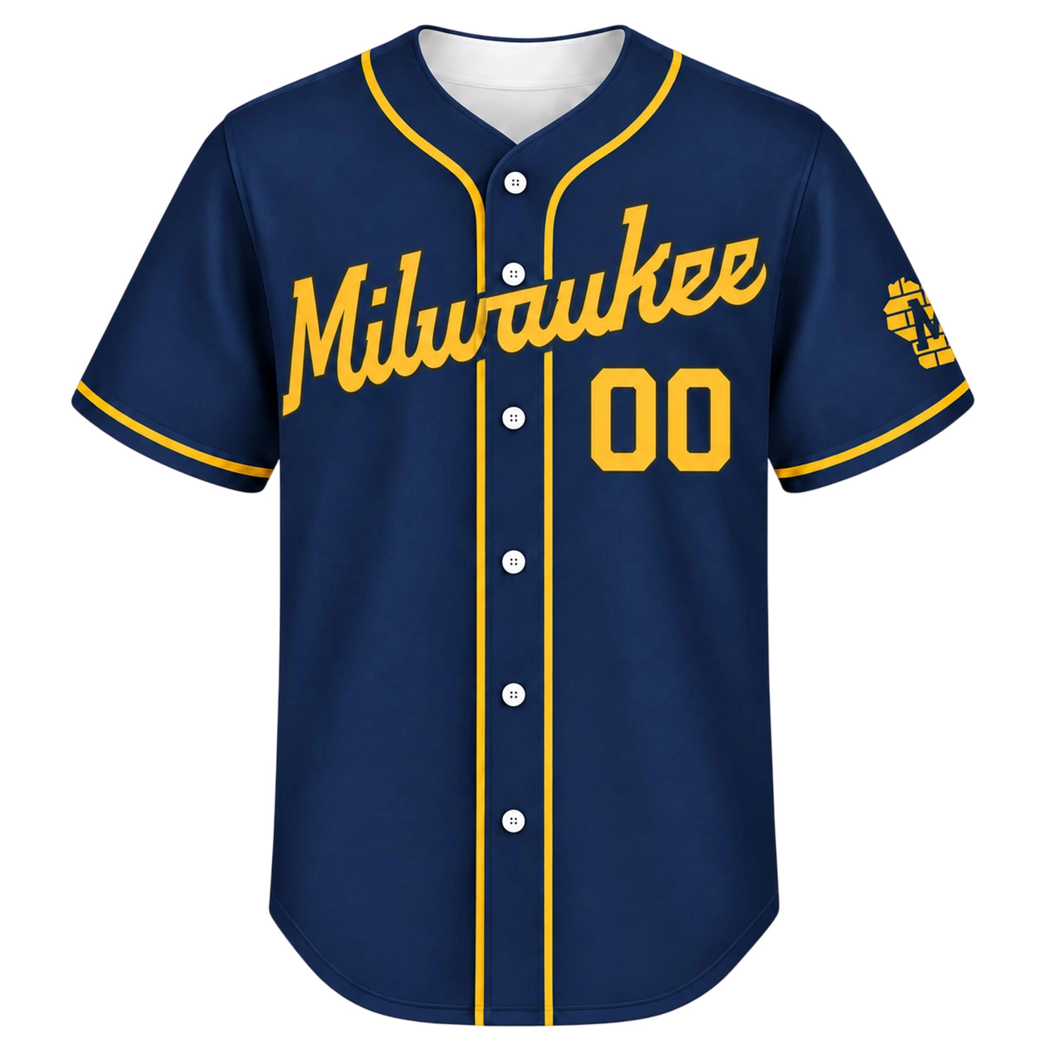 Milwaukee Brewers Navy Jersey Vibrant Baseball Style