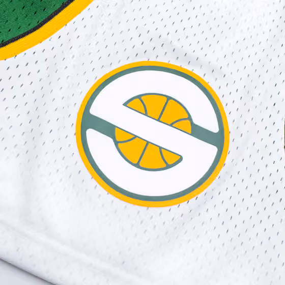 Seattle SuperSonics 2007-08 Mitchell & Ness Swingman NBA Shorts Green view 4