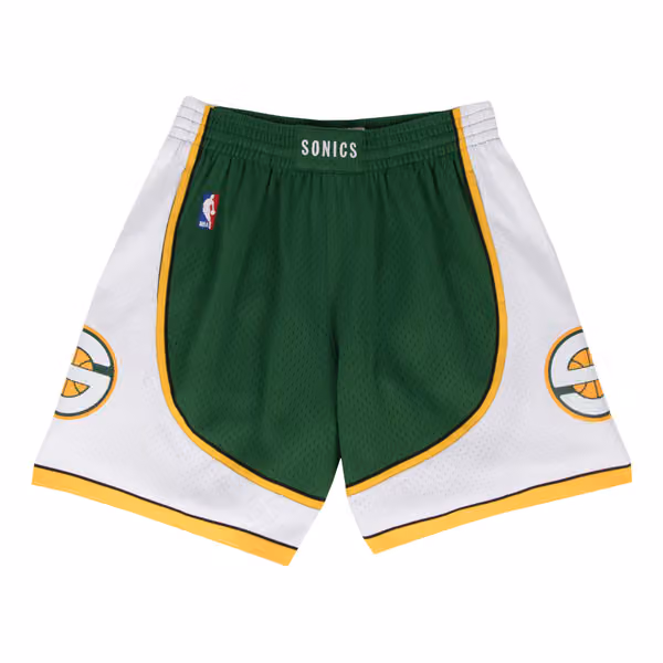Seattle SuperSonics 2007-08 Mitchell & Ness Swingman NBA Shorts Green view 1