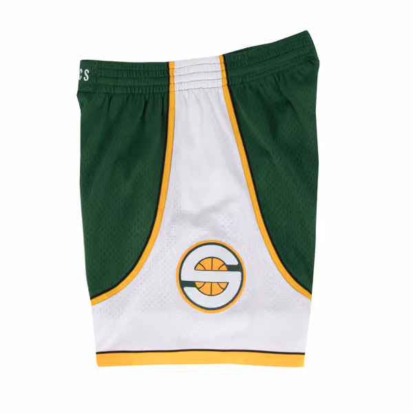 Seattle SuperSonics 2007-08 Mitchell & Ness Swingman NBA Shorts Green view 2