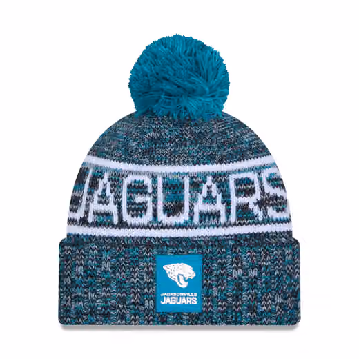 Jacksonville Jaguars 2025 NFL Sideline Sport Knit Hat product photo