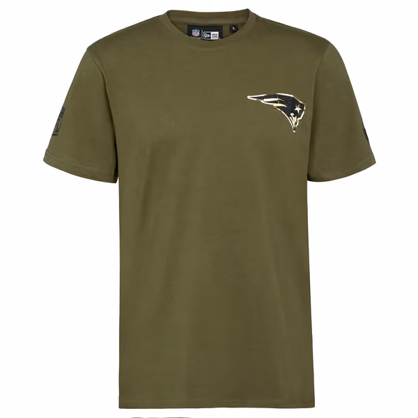 New England Patriots Digital Camo New Era NFL T-Shirt view 1