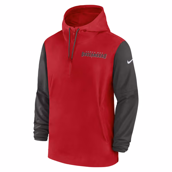 Tampa Bay Buccaneers 2024 NFL Sideline Pre-Game Nike Lightweight Player Jacket Red view 2
