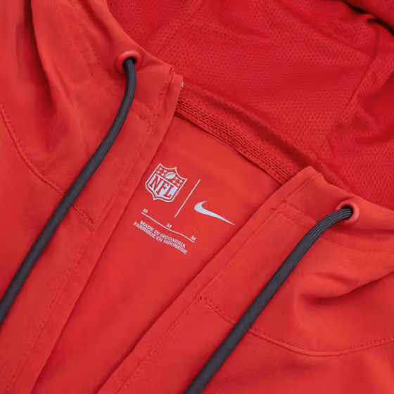 Tampa Bay Buccaneers 2024 NFL Sideline Pre-Game Nike Lightweight Player Jacket Red view 6