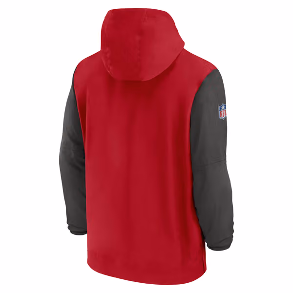 Tampa Bay Buccaneers 2024 NFL Sideline Pre-Game Nike Lightweight Player Jacket Red view 3