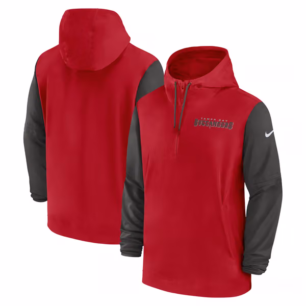 Tampa Bay Buccaneers 2024 NFL Sideline Pre-Game Nike Lightweight Player Jacket Red view 1