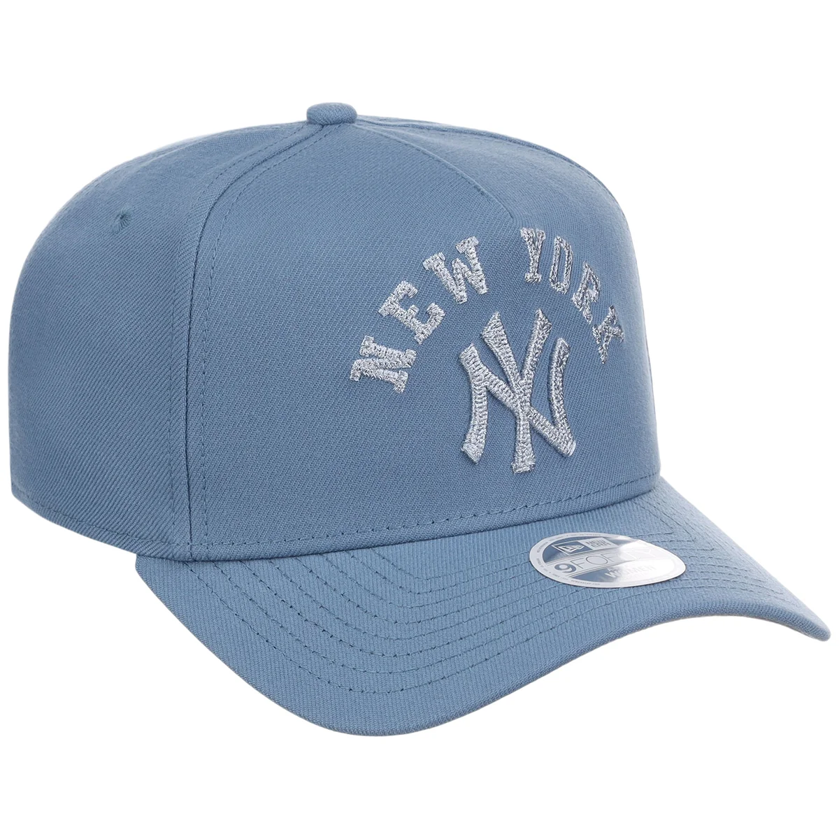 New York Yankees WChainstitch Women's New Era 9FORTY A-Frame front view