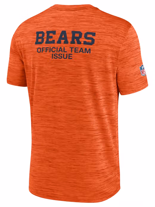 Chicago Bears 2026 NFL Rivalries Velocity Dri-FIT T-Shirt Orange view 3