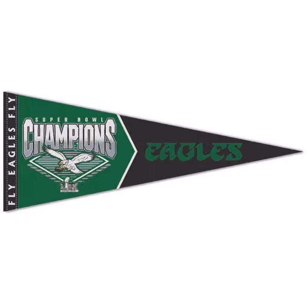 Philadelphia Eagles Super Bowl LIX Retro Premium NFL Pennant view 1