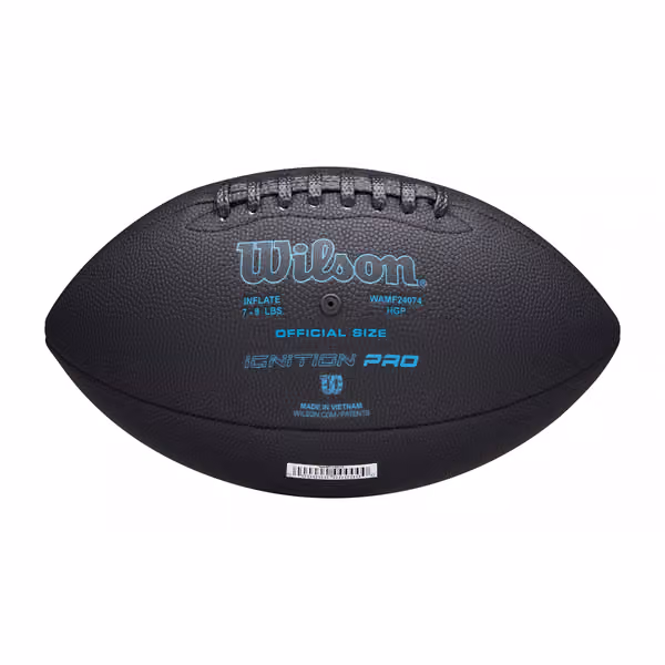 Wilson NFL Ignition Pro Eco Football Black (Official Size) view 2