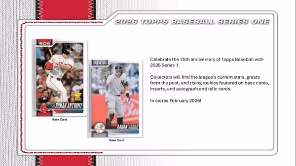 2026 Topps Series 1 Baseball MLB Mega Box view 2