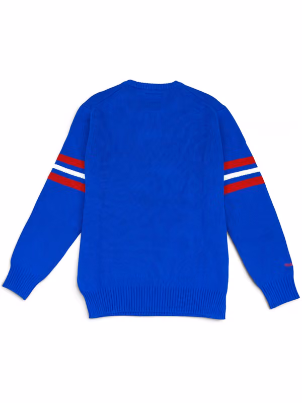 New England Patriots NFL Head Coach Sweater Blue view 3