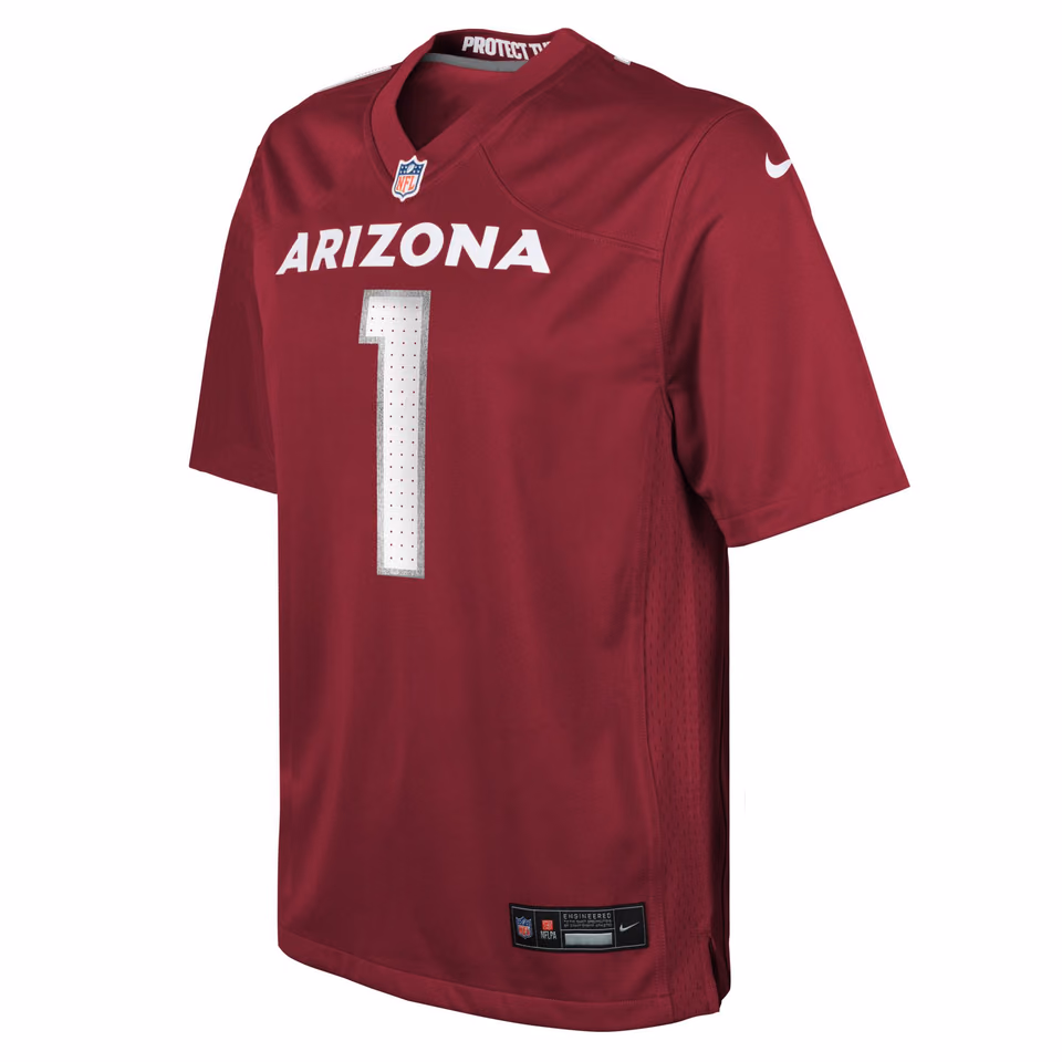 Kyler Murray #1 Arizona Cardinals Game Football NFL Jersey Red (YOUTH) view 2