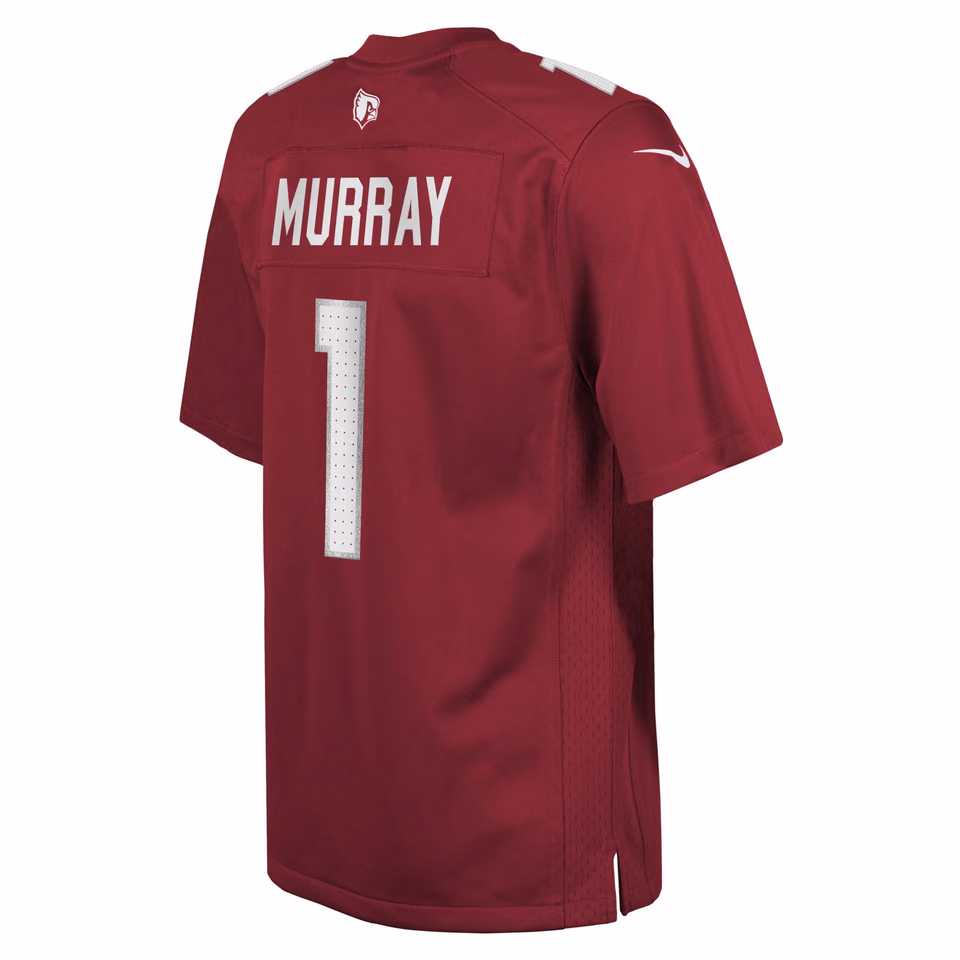 Kyler Murray #1 Arizona Cardinals Game Football NFL Jersey Red (YOUTH) view 3