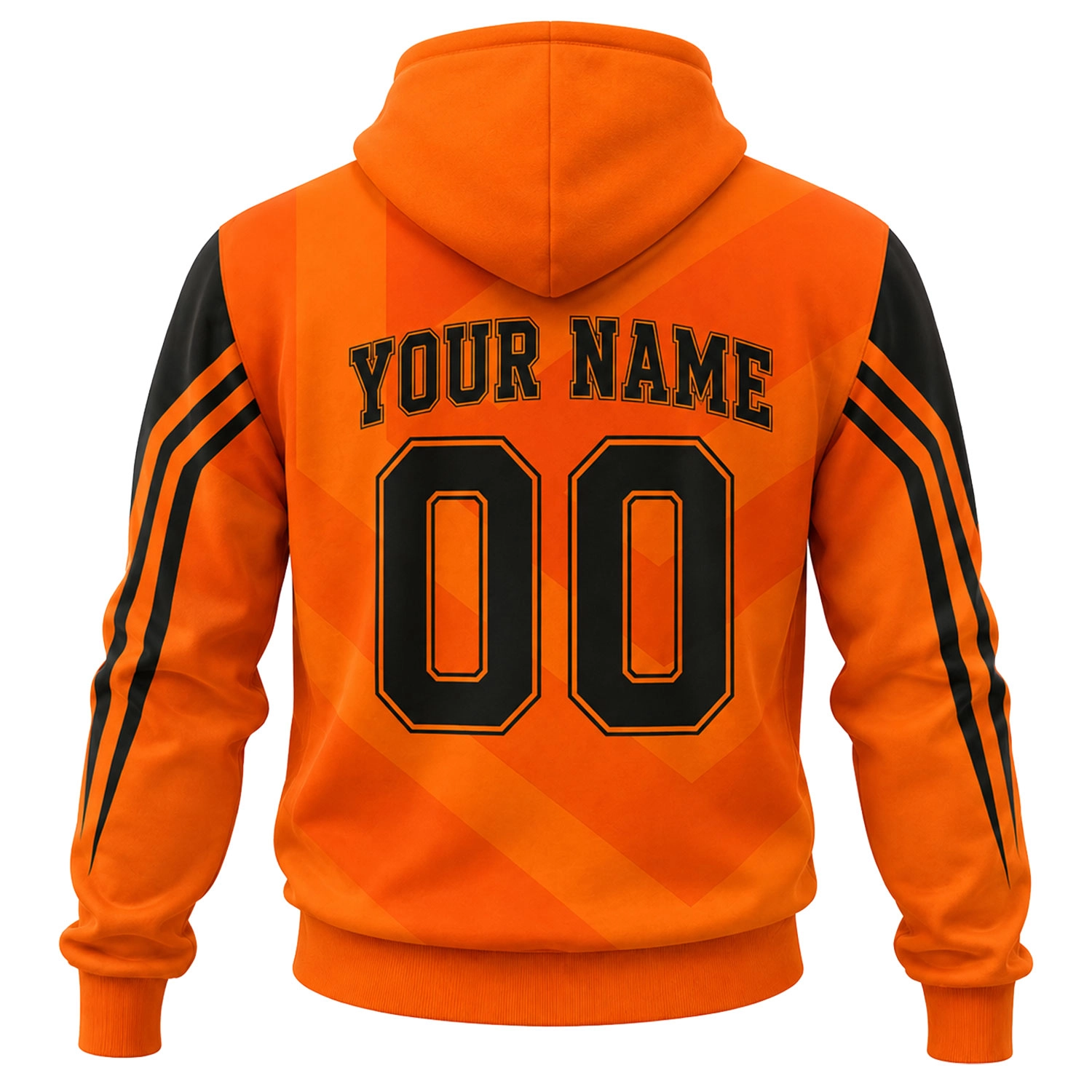 Houston Dynamo Soccer Hoodie Custom Vibrant Chevron Design