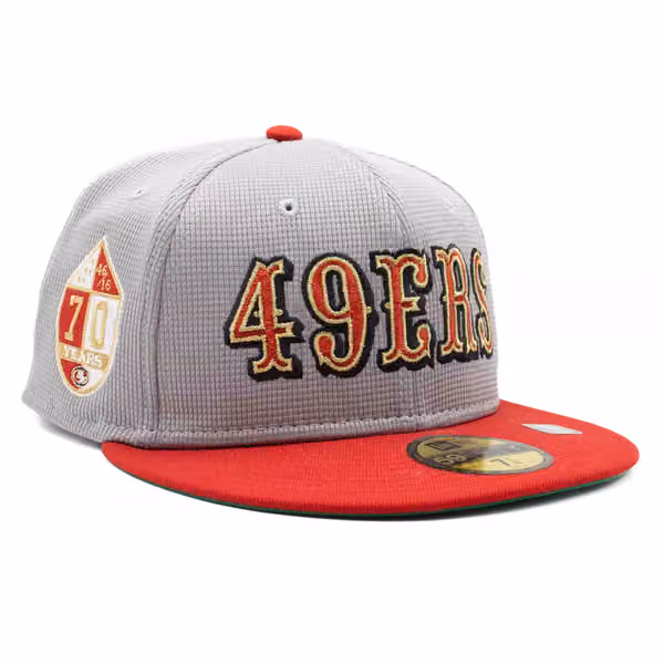 San Francisco 49ers Pivot Mesh Crown New Era 59FIFTY Fitted NFL Cap product photo