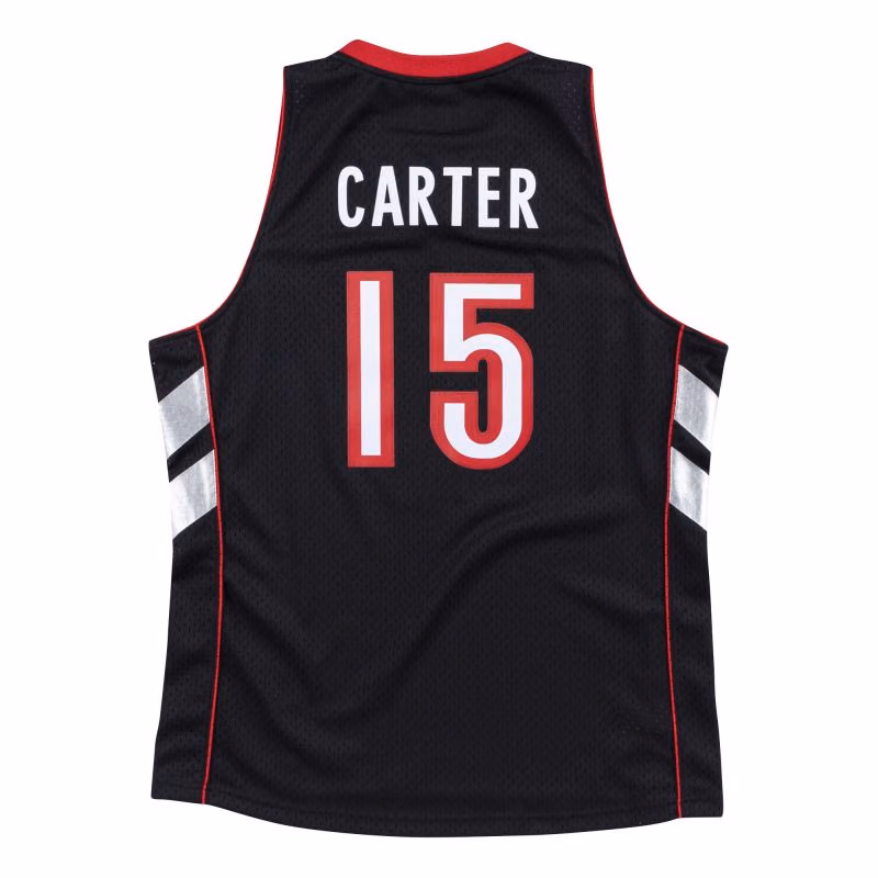 Vince Carter #15 Toronto Raptors 1999-00 Swingman NBA Jersey Purple/Black view 2