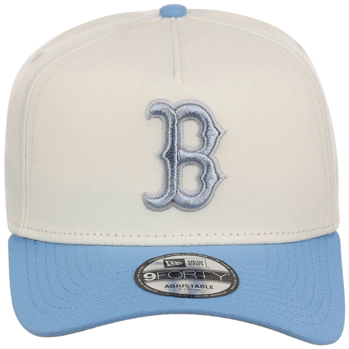 Boston Red Sox MLB Chrome x Sky FASHION CORE New Era 9FORTY A-Frame detail view