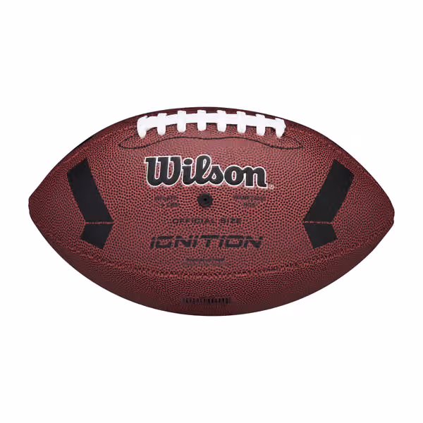 NFL Ignition Wilson Official Size Football Brown view 2