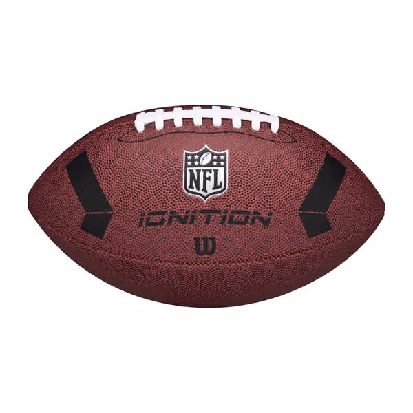 NFL Ignition Wilson Official Size Football Brown view 1