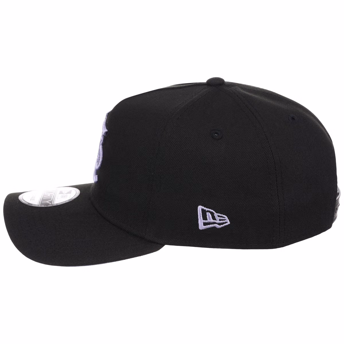 St. Louis Cardinals MLB Black x Lavender FASHION CORE New Era 9FORTY A-Frame detail view