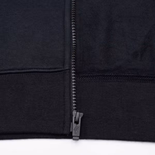 New Orleans Saints Full-Zip Nike Club Fleece Hoodie Black view 6