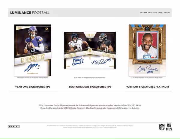 2024 Panini Luminance Football NFL Hobby Box view 3
