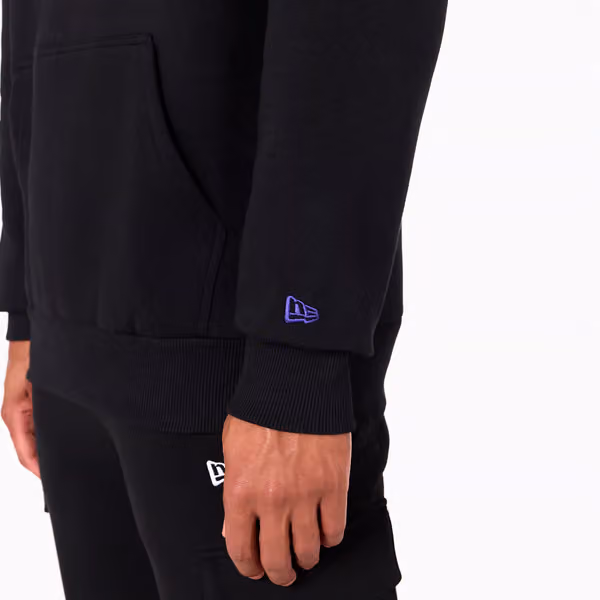 Baltimore Ravens Logo Hoodie NFL Sweatshirt Black view 4