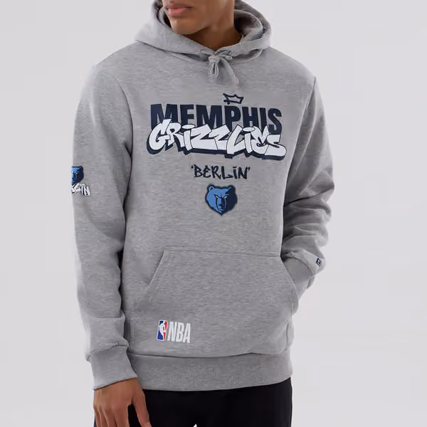 Memphis Grizzlies 2026 NBA Berlin Game Hoodie Gray view 6