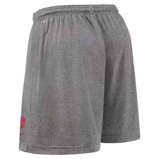 Kansas City Chiefs 2025 NFL Sideline Reversible Mesh Nike Dri-FIT Shorts Red view 5