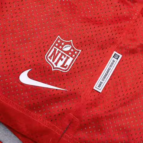 Kansas City Chiefs 2025 NFL Sideline Reversible Mesh Nike Dri-FIT Shorts Red view 6